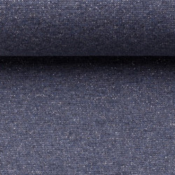 Bündchen - Glamour jeansblau silber